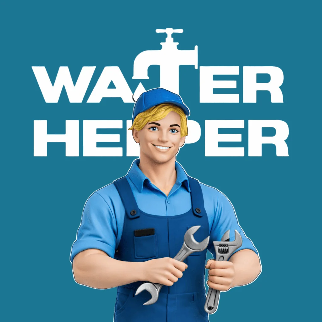 Professional plumber working